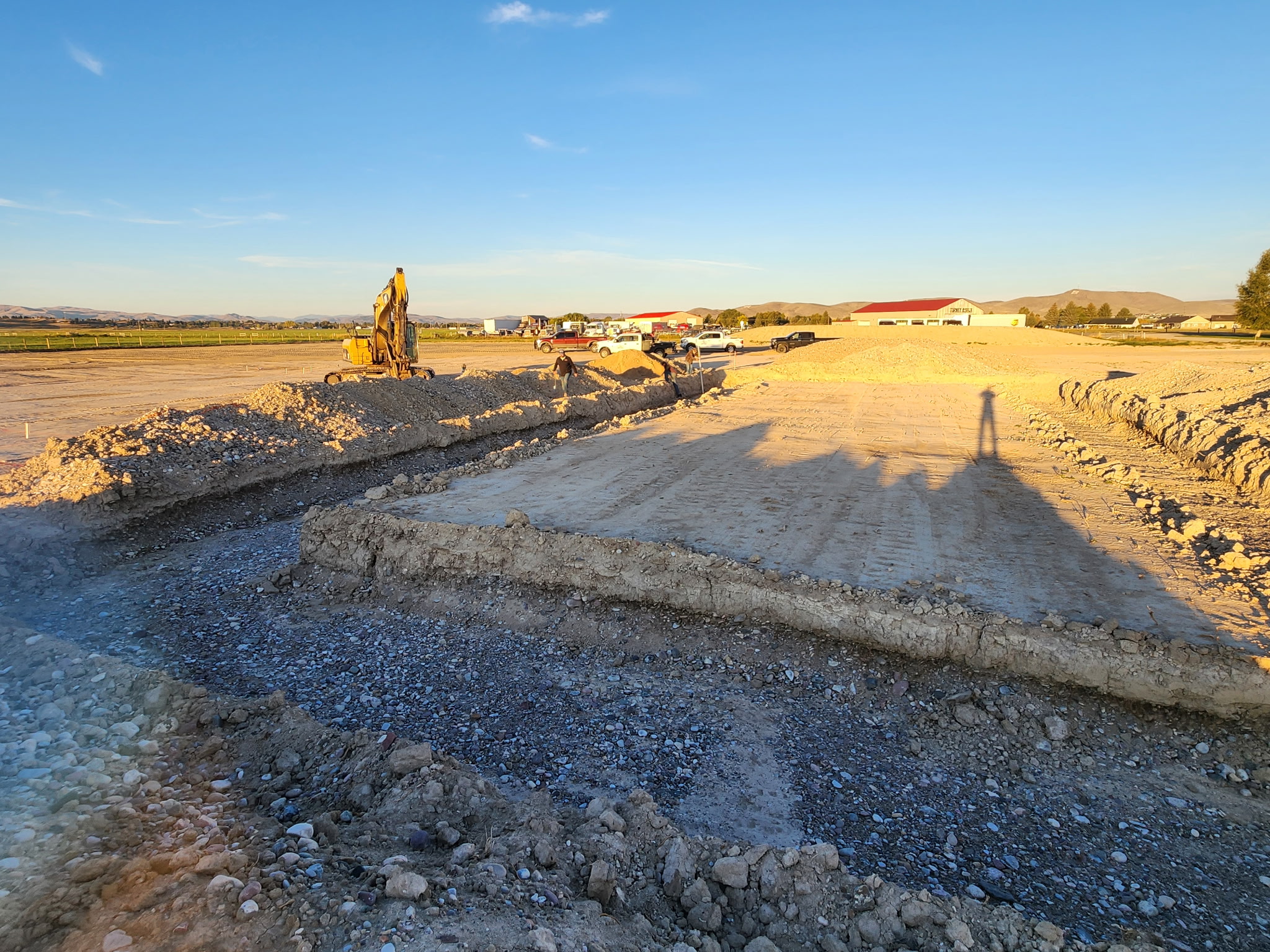 Excavation underway for the new Shepherd's Garage facility in Dillon